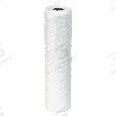 Parker Water Filter Cartridge: 5 micron, String Wound, 10 gpm, Cotton, 9 7/8 in Overall Ht - String & Blanket Wound Water Filter Cartridges