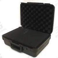 PLATT Protective Case: 8 7/8 in x 12 3/8 in x 5 1/8 in Inside, Pick and Pluck/Solid, Black, 2 lb Wt (MPN 407). Key specifications — Closure Type: TSA Combo Lock with Recessed Latches; Brand: PLATT; Carry-On Size: Yes.