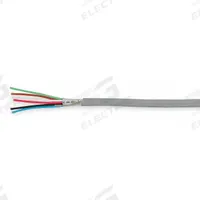 CAROL Power Limited and Communication Cable: 1,000 ft Cable Lg, 7 Strands, 22 AWG, Riser, Comm Cable (MPN E2006S.41.10). Key specifications — Application: Communications; Fire Rating: Riser; Insulation Material: S-R PVC; Jacket Material: PVC; Manufacturer Part Number: E2006S.41.10; Product Type: Communication Cable; Shielding Material: Overall Flexfoil Polyester Supported Aluminum Foil; Brand: CAROL.