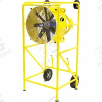 TEMPEST Circulating Fan: 24 in Blade Dia, 230V AC, Mobile, 2 hp, Direct Drive, Steel (MPN 913-1183). Key specifications — Mobility: Mobile; Voltage: 230V AC; Brand: TEMPEST.