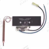 DAYTON Electric Floor Heater Thermostat: 1 1/16 in Overall Wd, 120/240V AC, 55° to 115°F (MPN 2YU88). Key specifications — Thermostat Control Type: Mechanical Selector Dial; Voltage: 120/240V AC; Thermostat Control Range: 55° to 115°F; Includes: Instruction Manual; Brand: DAYTON.