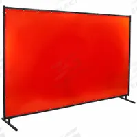 STEINER Welding Screens: Vinyl, 6 ft Ht, 10 ft Wd, Orange, 1 in Frame, Orange (MPN 548HD-6X10). Key specifications — Brand: STEINER; Screen Material Type: Vinyl.