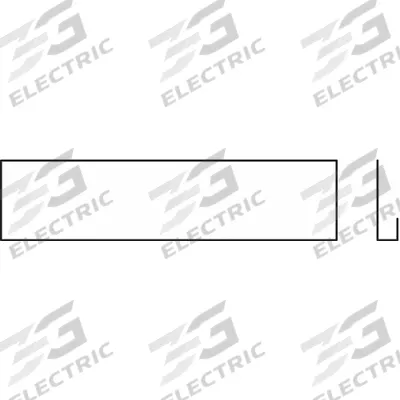 ROCKWOOD Door Edge Guard: 3 Sides, 7 in Lg, 31 1/2 in Wd - Door Edge Guards