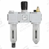 NUMATICS Filter/Regulator/Lubricator Assembly: 1/4 in NPT, 1,250 lpm, 10 bar Max Op Pressure, Mist (MPN A651A0000019364). Key specifications — attr109588: 651; attr109546: Manual - Semi-automatic Drain; attr109524: NUMATICS.