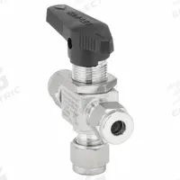 HAM-LET Manual Three-Way Ball Valve: 6 mm, Stainless Steel, Compression x Compression x Compression (MPN H-800S-SS-L-6MM-T). Key specifications — Brand: HAM-LET.