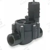RAIN BIRD Straight Control Valve: 150 psi Max Working Pressure, 3/4" FNPT, 5 in Ht, 4.75 in Wd (MPN CP075). Key specifications — Brand: RAIN BIRD; Connection: 3/4" FNPT; Material: Plastic; Product Type: Inline Irrigation Valve.