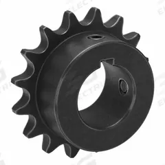 TRITAN Sprocket: 40, For 1/2 in Chain Pitch, 1 1/8 in Bore Dia, 16 Teeth, 2.563 in Pitch Dia, Steel (MPN 40BS16H X 1 1/8). Key specifications — Brand: TRITAN.