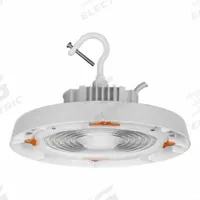 SYLVANIA UFO Hight Bay: 21,400 lm, 5000K, 39 ft – 49 ft Mounting Ht, Gen Distribution, 150 W, Gen (MPN UFOHIBA4A150UNHD850WH 1/CS 1/SKU). Key specifications — Color Temperature: 5000K; Voltage: 120 to 347V AC; LED Replacement For: 320W MH; Brand: SYLVANIA.
