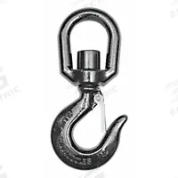 DAYTON Slip Hook: 4,000 lb Working Load Limit, 80 Hook Grade, Alloy Steel, 5/8 in Material Thick (MPN 1DNH8). Key specifications — Color: Black; Brand: DAYTON; Visual Indicator Markings: None.