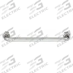 MONROE PMP Pull Handle: Threaded Holes, Stainless Steel, Silver, 5/16"-18 Screw Size, 0.31 in (MPN PH-0189). Key specifications — Brand: MONROE PMP; Projection Type: Non-Recessed; Material: Stainless Steel; Finish: Polished; Color: Silver; Folding Type: Fixed; Mounting Type: Threaded Holes; Screw Size: 5/16"-18.