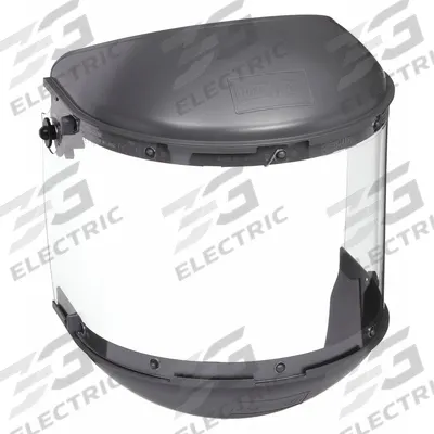 FIBRE-METAL BY PIP Face Shield: Uncoated, Dielectric/Reusable, Clear - Honeywell Face Shield Assemblies for Hard Hats
