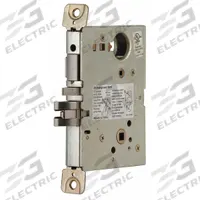 SCHLAGE Deadbolt Lock: 1 3/4 in Door Thick - Max, Ligature-Resistant, Chrome (MPN L9453LB RH 134). Key specifications — ADA Compliant: No; Brand: SCHLAGE; Finish: Satin Chromium-Plated; Ligature Resistance: Ligature-Resistant; Latch Bolt/Dead Bolt: Dead Bolt; Hand Orientation: Right-Handed.