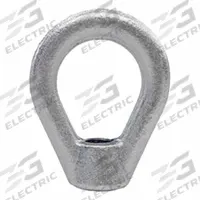JW WINCO Lifting Eye Nut: Steel, 1030, 5/8"-11 Thread, 3/4 in Tr Lg, 3 in Ht, 1 1/2 in Inside Dia (MPN 583-5/8X11-ST)