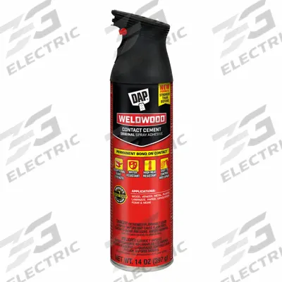 DAP Spray Adhesive: Weldwood Original Contact Cement Adhesive, 14 oz - General Purpose Spray Adhesives