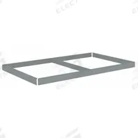 TENNSCO Shelf: 60 in x 30 in, 2,000 lb Load Capacity, Gray, Shelf (MPN ZLES-6030). Key specifications — Includes: (4) Beams; Shelf Configuration: Single Straight; Color: Gray; Frame Material: Steel; Brand: TENNSCO; Frame Finish: Zinc Plated; Product Type: Shelf.