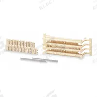 HUBBELL PREMISE WIRING Wiring Block,Slots 100: 110, 5e, Attached Legs, 4/5, 110BLK100FTK4, 24 Clips. Key specifications — Attached Legs: Yes; Compatible Cable Performance Category: 5e; Clip Pair Type: 4/5; Brand: HUBBELL PREMISE WIRING.
