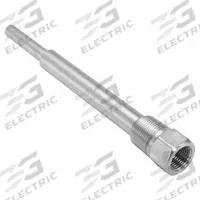 ASHCROFT Threaded Thermowell: Stainless Steel, For 21 in Stem Lg, 16 1/2 in Insertion Lg (MPN 75W1650LRT260S). Key specifications — attr1275131: 700°F at 3700 psi; attr1275136: ASHCROFT; attr1275129: 7,000 psi at 100°F.