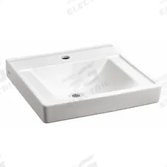 AMERICAN STANDARD Bathroom Sink: Decorum®, White, Vitreous China, 18 1/4 in Overall Lg, Single Hole (MPN 9024901EC.020). Key specifications — Series: Decorum®; Includes: Wall Hanger; Color: White; Brand: AMERICAN STANDARD; Sink Type: Bathroom; Material: Vitreous China; Sink Material: Ceramic.