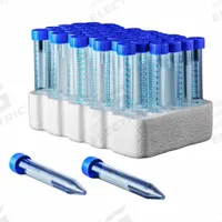 APPROVED VENDOR Centrifuge Tube: Centrifuge Tube, HDPE/Polypropylene, Conical, Colorless, Sterile (MPN P10412). Key specifications — Brand: APPROVED VENDOR; Graduated: Yes; Closure Color: Blue; Includes: Leak-Proof Screw Caps; Includes Closure: Yes; Body Color: Colorless; Bottom Shape: Conical; Body Material: Polypropylene.