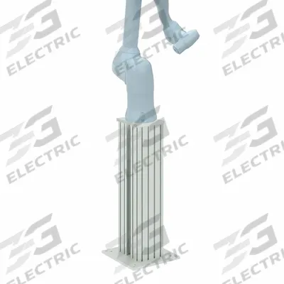 80/20 Tube Framing System Profiles: T-Slot Cobot Pedestal, 900 mm H x 308.4 mm W x 304.8 mm L - Robot Mounts