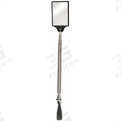 MAG-MATE Inspection Mirror: 2 1/2 in L x 1 7/8 in W Mirror Size - Combination Inspection Mirrors & Magnetic Pickup Tools