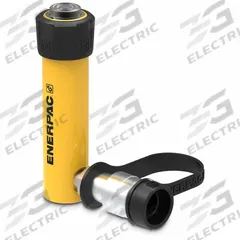 ENERPAC Hydraulic Ram: Single Acting, 5 ton Nominal Capacity, 3 in Nominal Stroke Lg, Steel (MPN RC53). Key specifications — attr98927: ENERPAC.