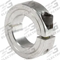 CLIMAX METAL PRODUCTS Shaft Collar: 1-Piece, Inch, Round, Clamp-On, 5/16 in Bore Dia, Aluminum, 6061 (MPN 1C-031-A). Key specifications — attr85402: CLIMAX METAL PRODUCTS; attr666006: Inch.