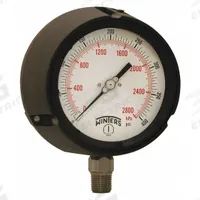 WINTERS Process Pressure Gauge: 0 psi to 400 psi, White, 4 1/2 in Dial, 1/2 in NPT Male, Bottom, PPC (MPN PPC5068G-SG45). Key specifications — Brand: WINTERS; Pointer Color: Black; Accuracy: ±0.5%; Dial Color: White; Gauge Wetted Parts: Stainless Steel; Case Material: Phenolic; Vibration Resistance Properties: Liquid-Filled; Pressure Range: 0 psi to 400 psi.