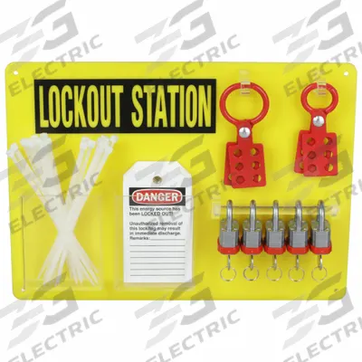CONDOR Lockout Station: 9 Components Included, Gen, Lockout Station - General Lockout Stations