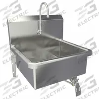 SANI-LAV Hand Sink: 1 Stations, 9 in Bowl Dp, 20 in Bowl Lg, 17 in Bowl Wd, Faucet Included, 16 ga (MPN 5041). Key specifications — Includes Side Splash: Side Splash Not Included; Series: Stainless Steel Hand Wash Sink; Brand: SANI-LAV.