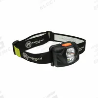 RAILHEAD GEAR Headlamp: 600 lm Max. Brightness, 29 hr Max Run Time, 528 ft Max Beam, 3 Light Outputs (MPN RH-HL475). Key specifications — Brand: RAILHEAD GEAR; Battery: Requires 3 AAA.