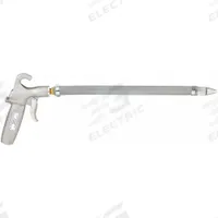 GUARDAIR Air Gun: Pistol-Grip Grip, Aluminum, 1/4 in Female NPT, 1 Nozzle(s), Flex, Focused, 24 in (MPN 80FLEX24). Key specifications — attr1328526: Aluminum; attr1328500: Hanging Hook; attr1328508: GUARDAIR; attr1328515: No; attr1328533: Yes.