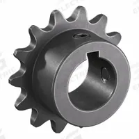 TSUBAKI Single Strand Sprocket: 35, For 3/8 in Chain Pitch, 3/4 in Bore Dia, 14 Teeth, Steel (MPN 35B14F-3/4). Key specifications — Brand: TSUBAKI.