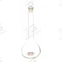 APPROVED VENDOR Volumetric Flask: 200 mL, Colorless, Conical, 0.15 mL, Includes Closure (MPN 5YHZ8). Key specifications — Shape: Conical; Tolerance: 0.15 mL; Body Color: Colorless; Brand: APPROVED VENDOR; Compatible with Stopper Size: 14/15.