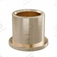 Flanged Sleeve Bearing: Bronze, SAE 841, 3/8 in Bore, 1/2 in OD, 1/2 in Lg, -35°F to 300°F, 10 PK (MPN FF520-05B). Key specifications — System of Measurement: Inch; Material Grade: SAE 841; Flange Type: Flanged; Brand: OILITE.