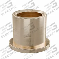 Flanged Sleeve Bearing: Bronze, SAE 841, 3/8 in Bore, 1/2 in OD, 1/2 in Lg, -35°F to 300°F, 10 PK (MPN FF520-05B). Key specifications — System of Measurement: Inch; Material Grade: SAE 841; Flange Type: Flanged; Brand: OILITE.