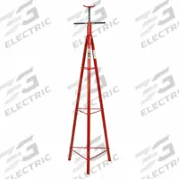 AMERICAN FORGE & FOUNDRY Stabilizing Stand: Screw Adjustment, Triangle, 2 ton Load Capacity, Steel (MPN 3233A). Key specifications — Manufacturer Part Number: 3233A; Base Design: Triangle; Brand: AMERICAN FORGE & FOUNDRY; Lifting Actuator: Screw Adjustment; Product Type: Stabilizing Stand.