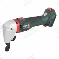 METABO Nibbler: 18V DC, 16 ga Capacity (Steel), 18 ga Capacity (Stainless Steel), Brushless Motor (MPN NIV 18 LTX BL). Key specifications — attr1256370: Yes; attr1256402: 18V DC; attr1303814: Tool Only.