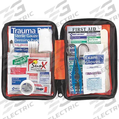 FIRST AID ONLY First Aid Kit and Housing: Gen Purpose, 1 People Served, 106 Components - General Purpose First Aid Kits