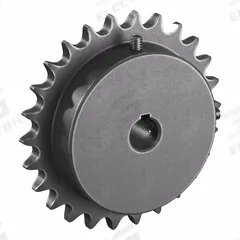 TRITAN Roller Chain Sprocket: 40, For 1/2 in Chain Pitch, 5/8 in Bore Dia, 26 Teeth, Steel (MPN 40BS26H X 5/8). Key specifications — Brand: TRITAN.