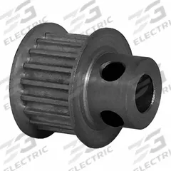 DAYTON Timing Pulley: Modified Curvilinear, Fixed, For GT Timing Belt Section, For 9 mm Belt Wd (MPN 19-3P09-6FA3). Key specifications — attr1328801: DAYTON; attr1328807: Clear Anodized; attr1328808: Powerhouse®.