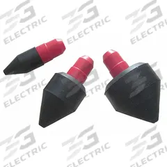 SPEEDAIRE Air Gun Nozzle Set: For 22YK37/22YK39/22YK40, Rubber, 1 3/4 in_2 1/4 in Extension Lg (MPN 22YK70). Key specifications — attr66384: Cuspate; attr66393: Rubber; attr66401: No.