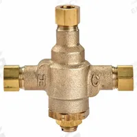 POWERS Mixing Valve: 3/8 in Inlet Connection Size, 3/8 in Outlet Connection Size, Silicon Alloy (MPN LFE480-10Q). Key specifications — Brand: POWERS.