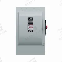 SIEMENS Safety Switch: Fusible, 200 A, Three Phase, 240V AC, Galvanized Steel, Indoor (MPN GF324NA). Key specifications — Brand: SIEMENS.