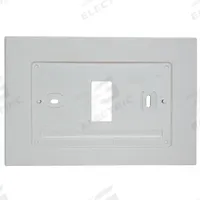 EMERSON Wallplate: Emerson 80 Series, 42PD10/42PD11/42PD12/42PD13/42PD14/42PD15/42PD16/42PD17 (MPN F61-2663). Key specifications — Brand: EMERSON; Compatible Brand and Series: Emerson 80 Series; Compatible Grainger Part Number: 42PD17; Mounting Direction/Shape: Horizontal; Accessory Type: Wall Plate; Color/Material: White, Plastic; Overall HxW: 4-1/2 in x 6-3/4 in.