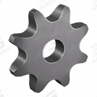TRITAN Roller Chain Sprocket: No Hub, For Single Strands, 100, 8 Teeth, 3.266 in Pitch Dia, Steel (MPN 100A08H X 1). Key specifications — Brand: TRITAN.