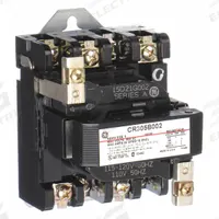 GE NEMA Magnetic Contactor: Non-Reversing, 3 Poles, NEMA Size 0, 18 A, 120V AC (MPN CR305B002). Key specifications — Brand: GE.