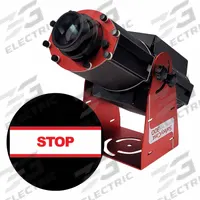 LASERGLOW TECHNOLOGIES Fixed Image Projector: Projector, Lens and Image Template, Red/White, 300 W (MPN HSV3H137X). Key specifications — Brand: LASERGLOW TECHNOLOGIES; Includes: Mounting Brackets; Laser Color: White; Watts: 300 W; Legend/Background Color: White Path with Red Border - “Stop”; Manufacturer Part Number: HSV3H137X; Product Type: Projector, Lens and Image Template.