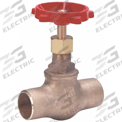 MILWAUKEE VALVE Globe Valve: For Gas/Oil/Steam/Water Media, Bronze, Z-Body, 1 1/4 in Pipe Size - Bronze Straight-Body General-Service Globe Valves