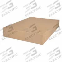 APPROVED VENDOR Disposable Carry-Out Food Container: 4 in Ht, 26 in Wd, 18 1/2 in Dp, 50 PK (MPN 1095K). Key specifications — Brand: APPROVED VENDOR; Color: Kraft; Material: Paperboard; Microwave Safe: No; Product Type: Bakery Box; Shape: Rectangular; Closure Type: Tuck Top Lid.